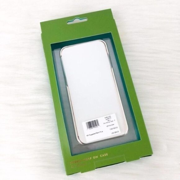 KATE SPADE 'Kiss Me You Fool' Pink iPhone 7 Case - Picture 4 of 5